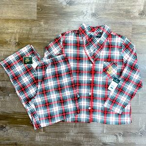 NWT Ralph Lauren Womens/Unisex Cozy Super Soft Pajama 2 Piece Set Size XL